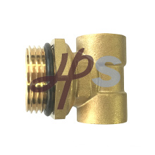 3 way brass fitting for floor heating system manifold parts